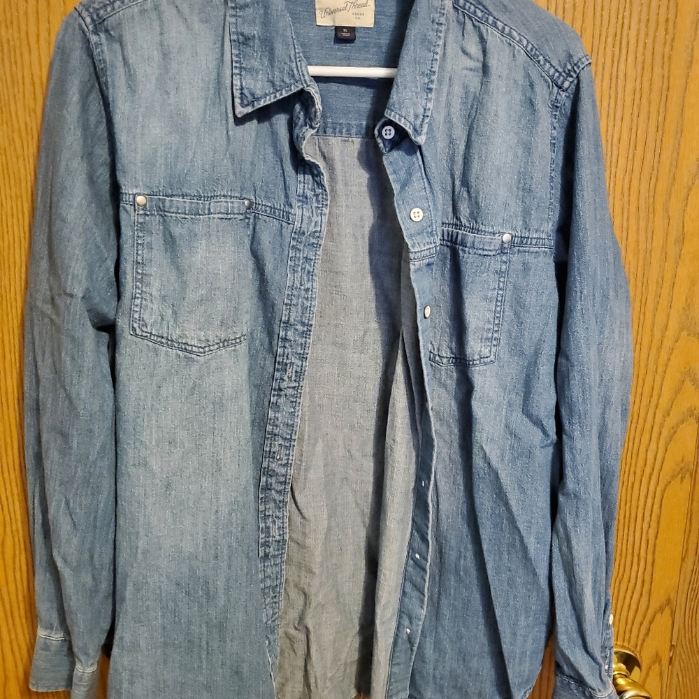 Button Up Denim Shirt